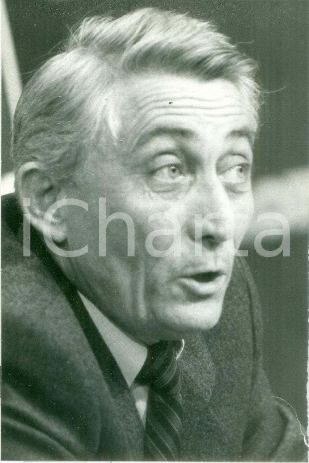 Fotografia d epoca originale 1987 PARIS Bernard PONS Ministre des DÃ©partements et Territoires Fotografia 1