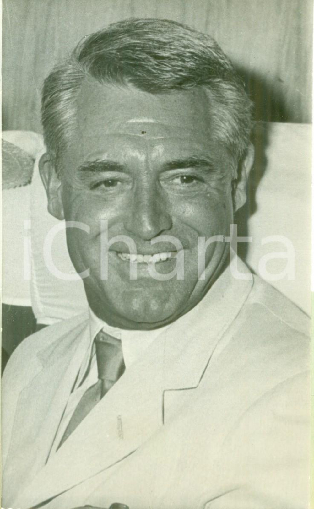 Fotografia d epoca originale 1967 USA CINEMA Attore Cary GRANT sorride a un incontro Fotografia 1