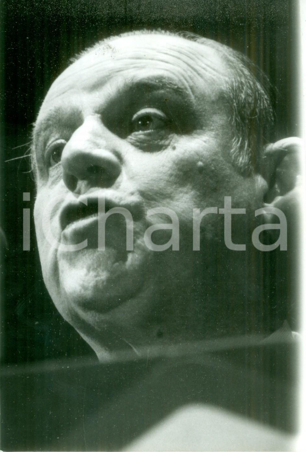 Fotografia d epoca originale 1986 PARIS Politico Raymond BARRE sostiene Jacques DOMINATI Fotografia 1