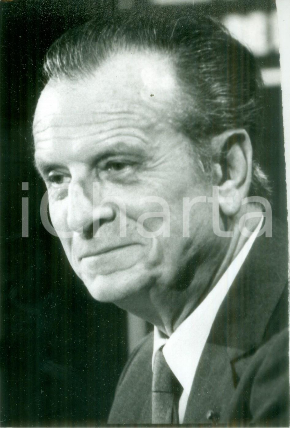 Fotografia d epoca originale 1989 PARIS Jean LECANUET candidato alla Presidenza del Senato Fotografia 1