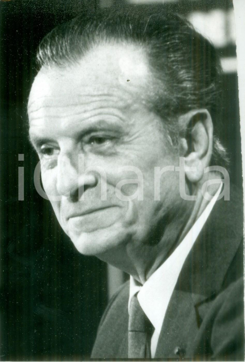 Fotografia d epoca originale 1989 PARIS Jean LECANUET candidato alla Presidenza del Senato Fotografia 1