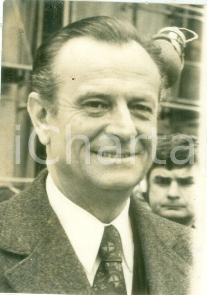 Fotografia d epoca originale 1975 PARIS Jean LECANUET Guardasigilli Ministro della Giustizia Fotografia 1
