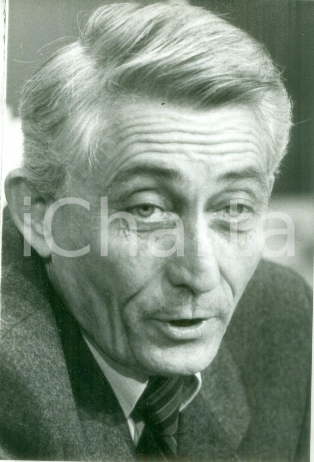 Fotografia d epoca originale 1987 PARIS Ministro Bernard PONS mette in guardia la FLNKS Fotografia 1