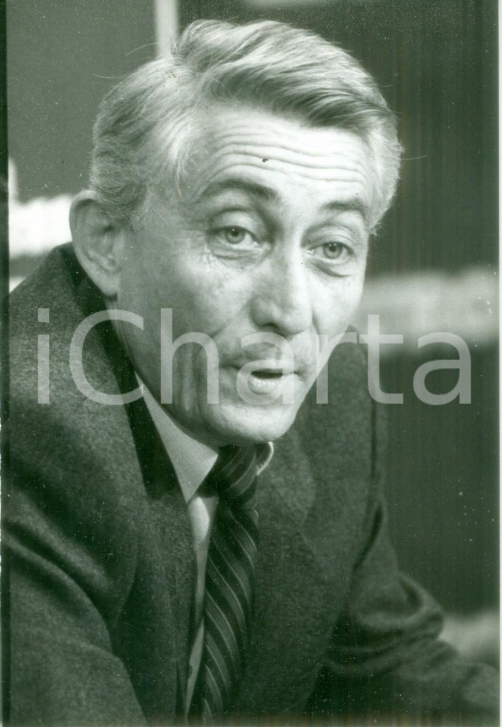 Fotografia d epoca originale 1987 PARIS Bernard PONS Ministre DÃ©partements et Territoires Fotografia 1