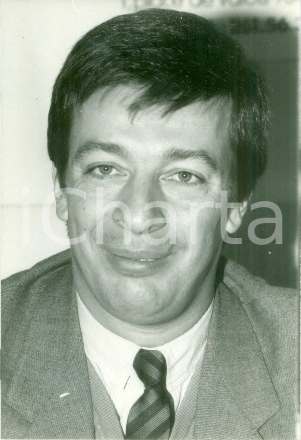 Fotografia d epoca originale 1983 PARIS Didier BARIANI candidato alla Presidenza del Parti Radical Fotografia 1