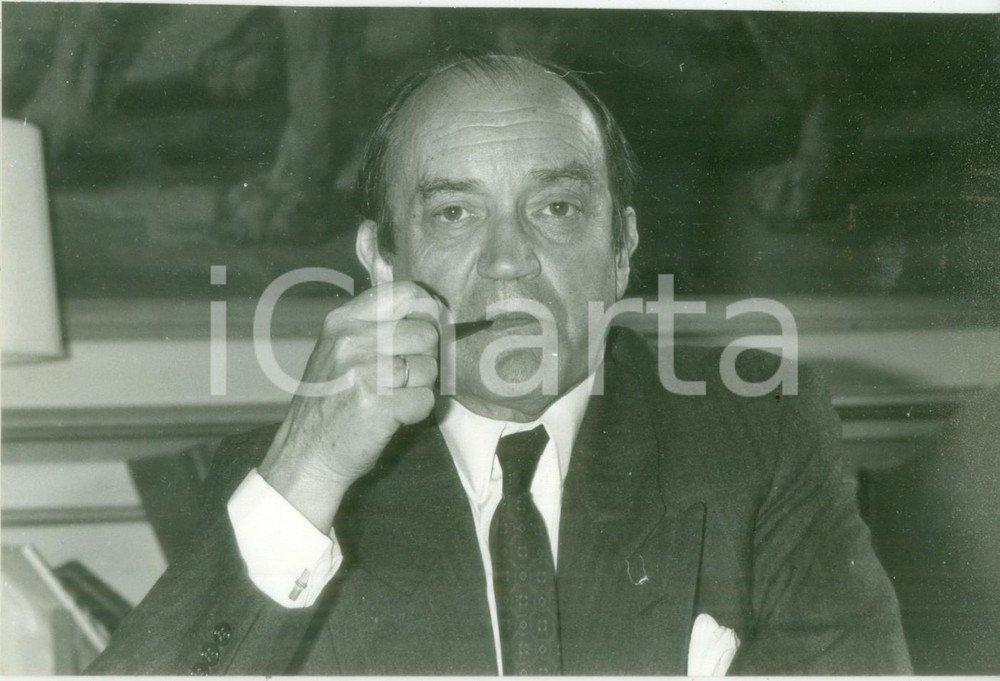 Fotografia d epoca originale 1980 ca MADRID Claude CHEYSSON Ministre Relations extÃ©rieures Fotografia 1