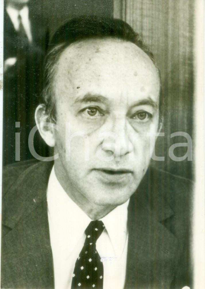 Fotografia d epoca originale 1976 PARIS F Jean DE LIPKOWSKI Ministre de la CoopÃ©ration Fotografia 1