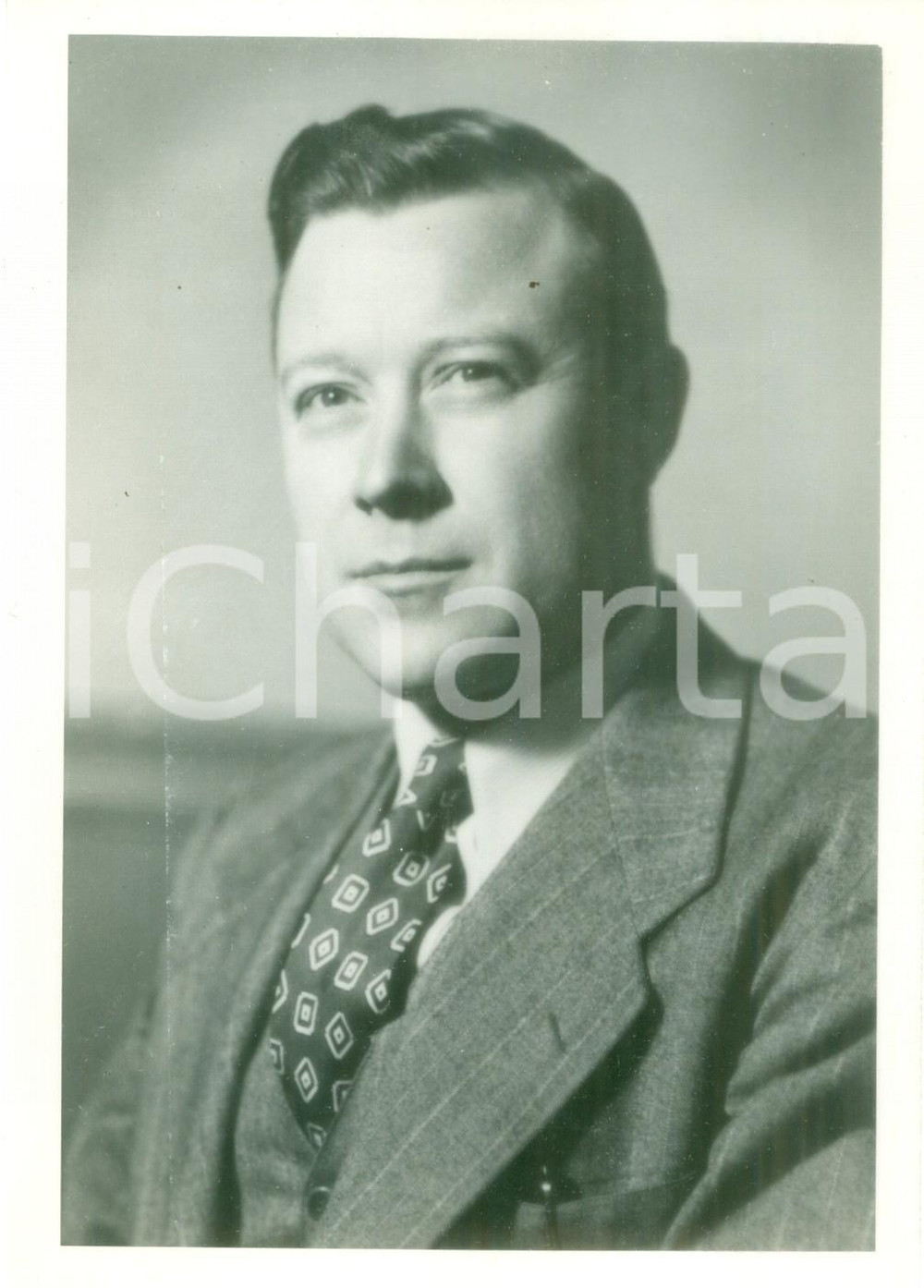 Fotografia d epoca originale 1945 ca USA Walter P. REUTHER United States Labor Leader Fotografia 1