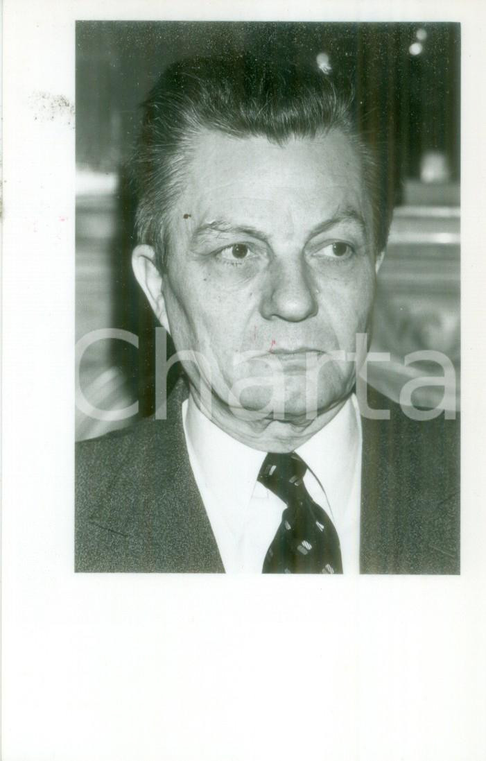 Fotografia d epoca originale 1980 ca PARIS FRANCE Politico Jacques CHARTRON Fotografia 1