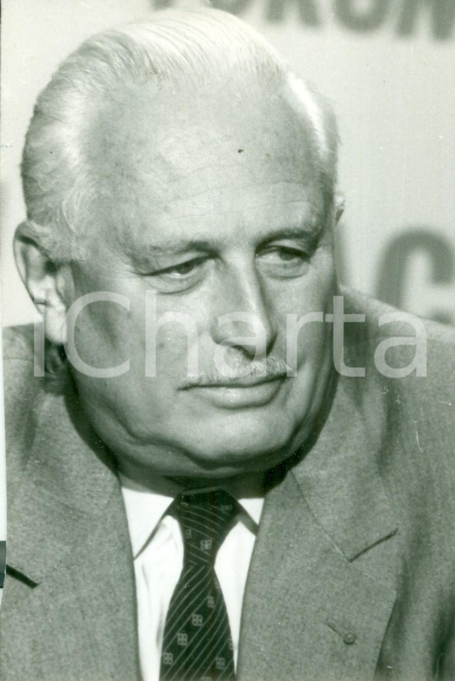 Fotografia d epoca originale 1987 PARIS AndrÃ© GIRAUD Ministro della Difesa all AssemblÃ©e Nationale Fotografia 1