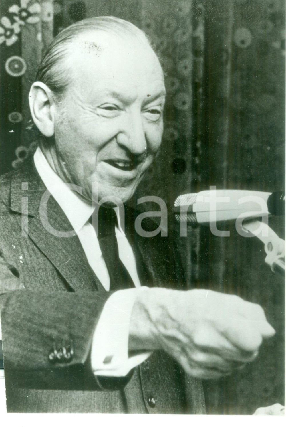 Fotografia d epoca originale 1986 AUSTRIA Kurt WALDHEIM candidato alle elezioni presidenziali Fotografia 1