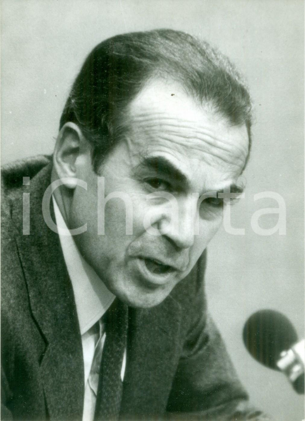 Fotografia d epoca originale 1982 PARIS Ministro Robert BADINTER al Club de la Presse I Fotografia 1