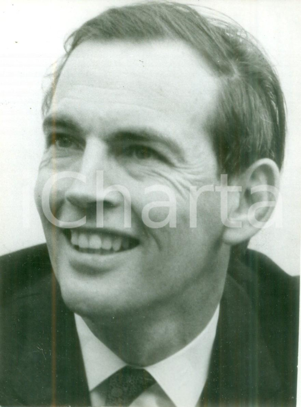 Fotografia d epoca originale 1975 ca PARIS Chirurgo Christian BARNARD Ritratto Fotografia 1