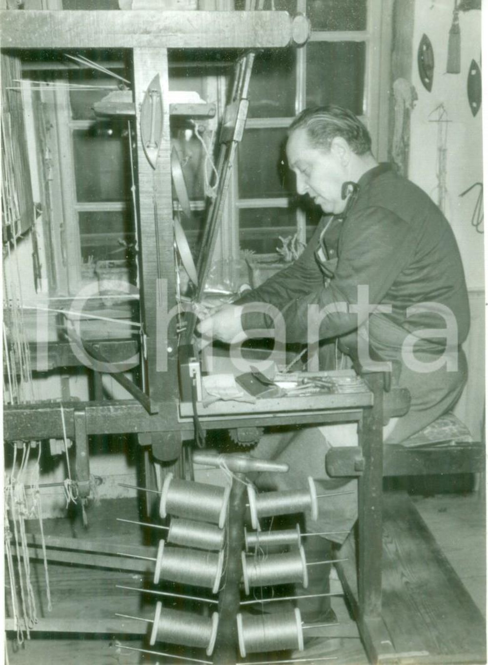 Fotografia d epoca originale 1980 STRASBOURG F Premio artigiano di passamaneria Fotografia 1