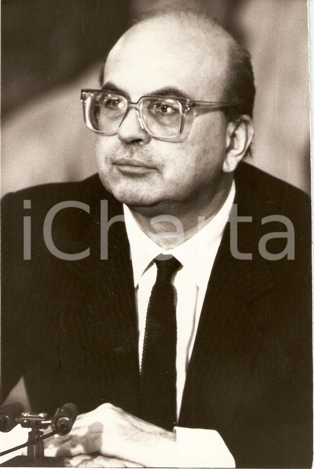 Fotografia d epoca originale 1987 PSI Bettino CRAXI si dimette da Presidente del Consiglio Fotografia 1
