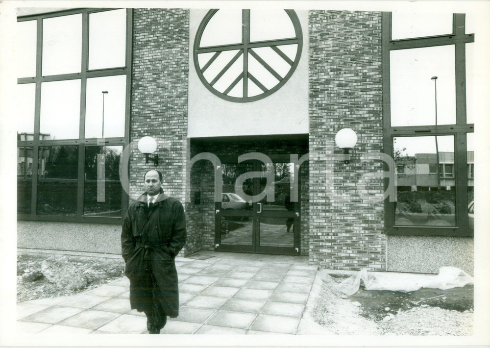 Fotografia d epoca originale 1990 MULHOUSE F Ingresso SociÃ©tÃ© ASTR al Parc d ActivitÃ© MER ROUGE Fotografia 1