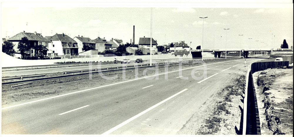 Fotografia d epoca originale 1979 MULHOUSE F Vue de la rocade nord  autoroute Photographie 1