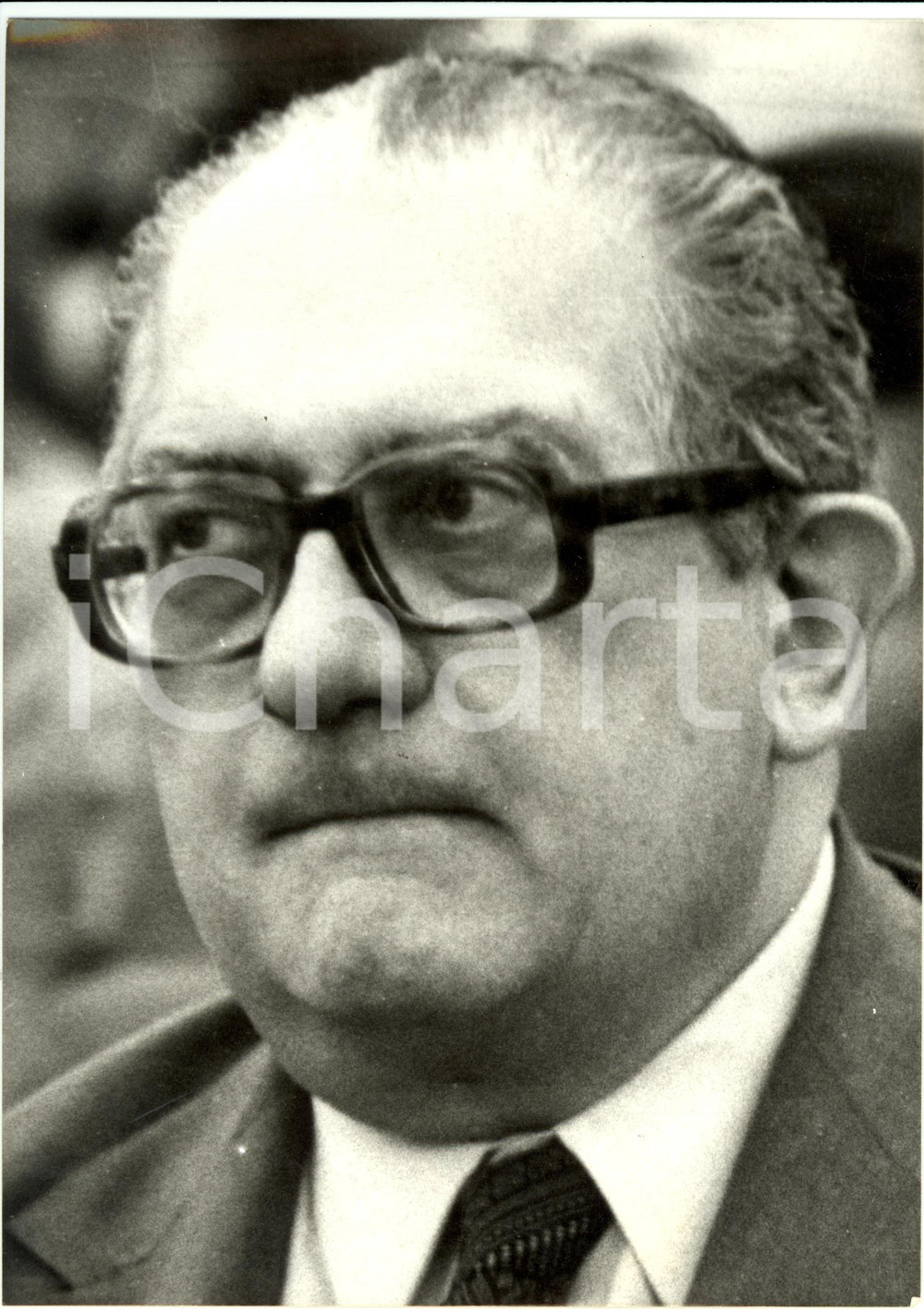 Fotografia d epoca originale 1983 PARIS Jacques SOUSTELLE futuro membro ACADEMIE FRANCAISE Fotografia 1