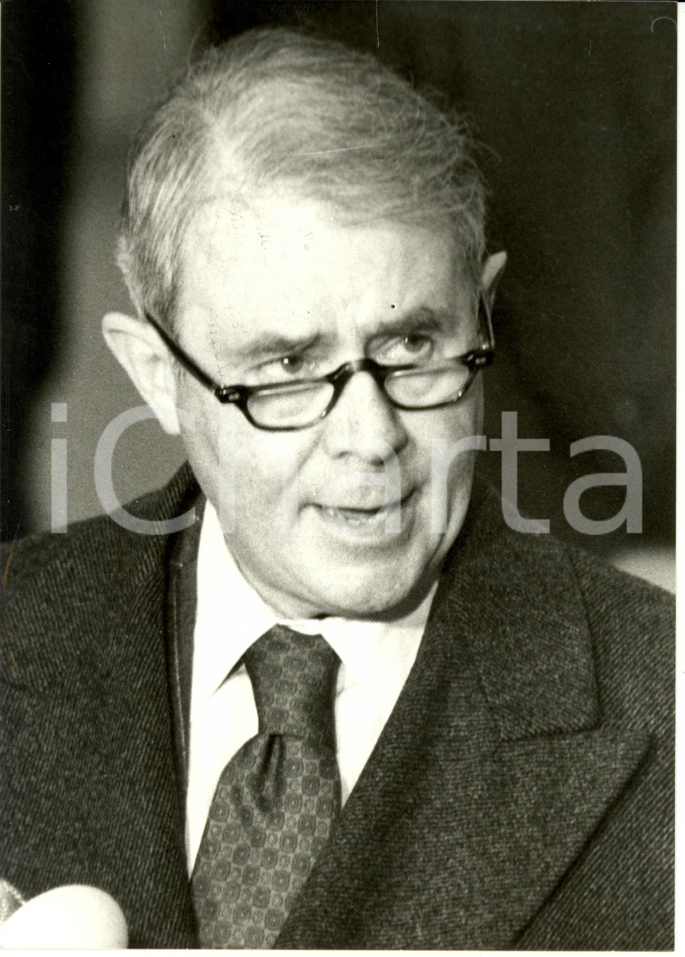 Fotografia d epoca originale 1980 ROMA Cyrus ROBERTS VANCE in visita per AFGHANISTAN Fotografia AGIP 1