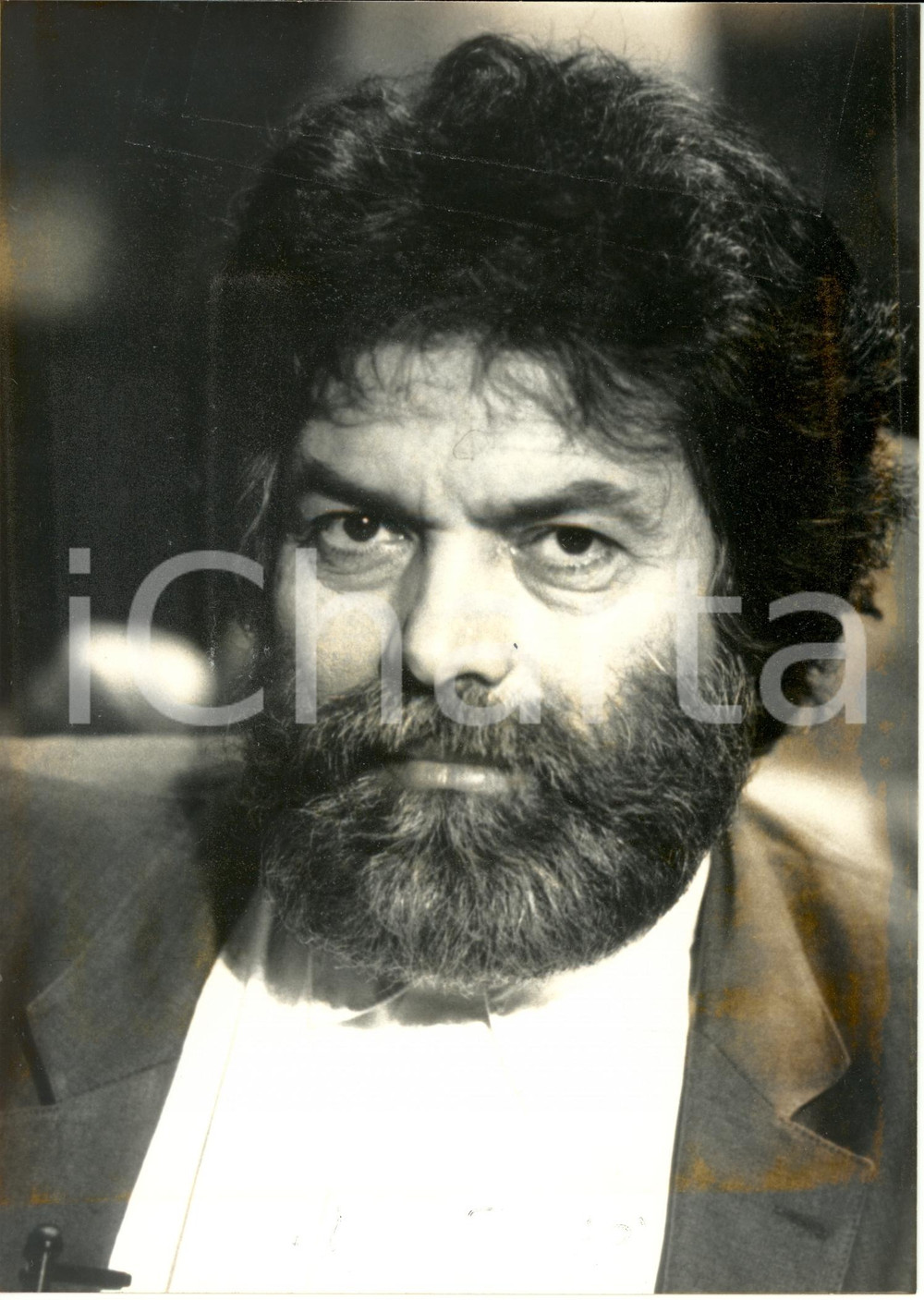 Fotografia d epoca originale 1991 PARIS Marek HALTER Ã©crivain juif invitÃ© LES DOSSIERS DE L ECRAN Photo 1