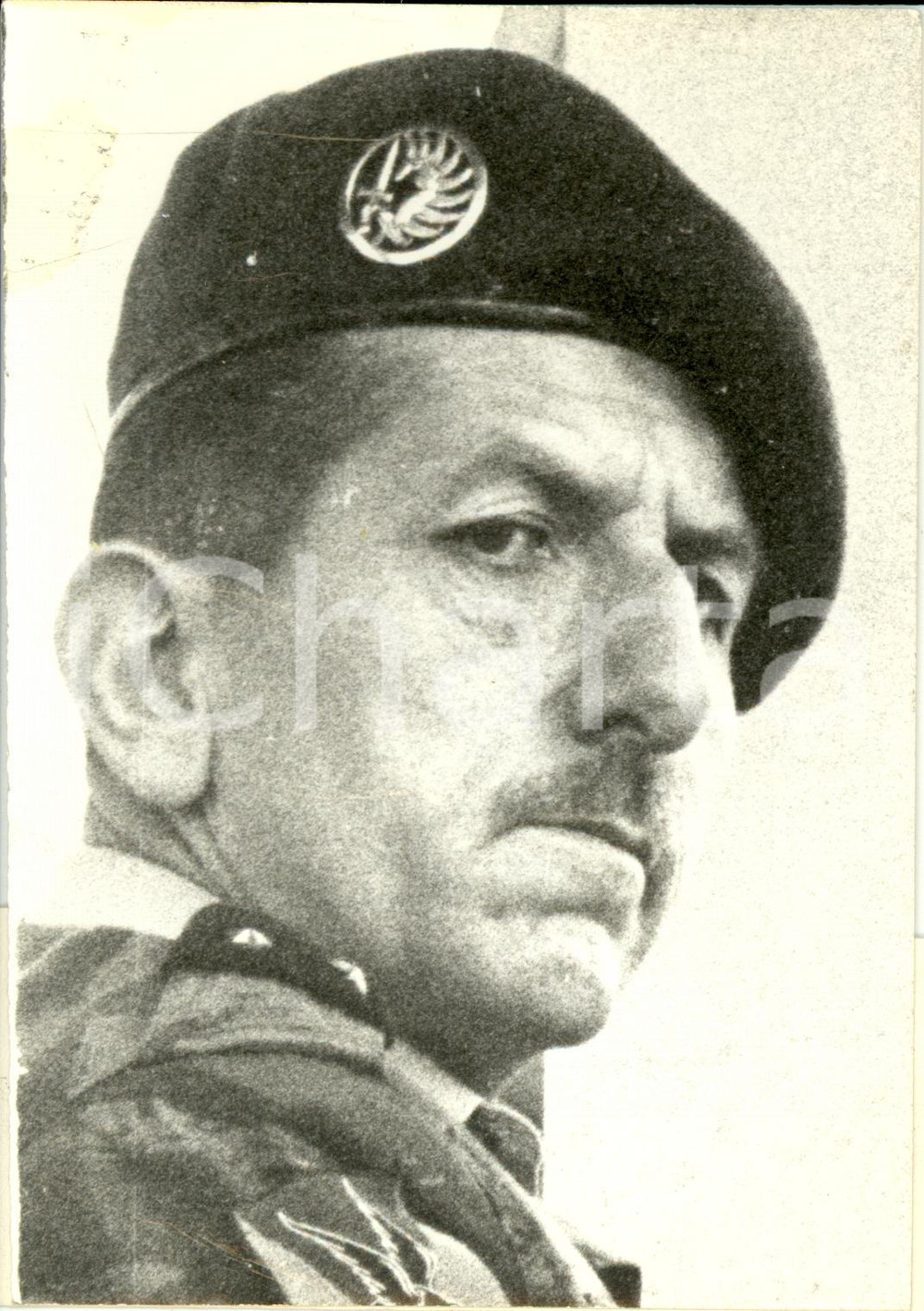 Fotografia d epoca originale 1966 PARIS Jacques Emile MASSU GÃ©nÃ©ral d armÃ©e commandant troupes en ALLEMAGNE 1
