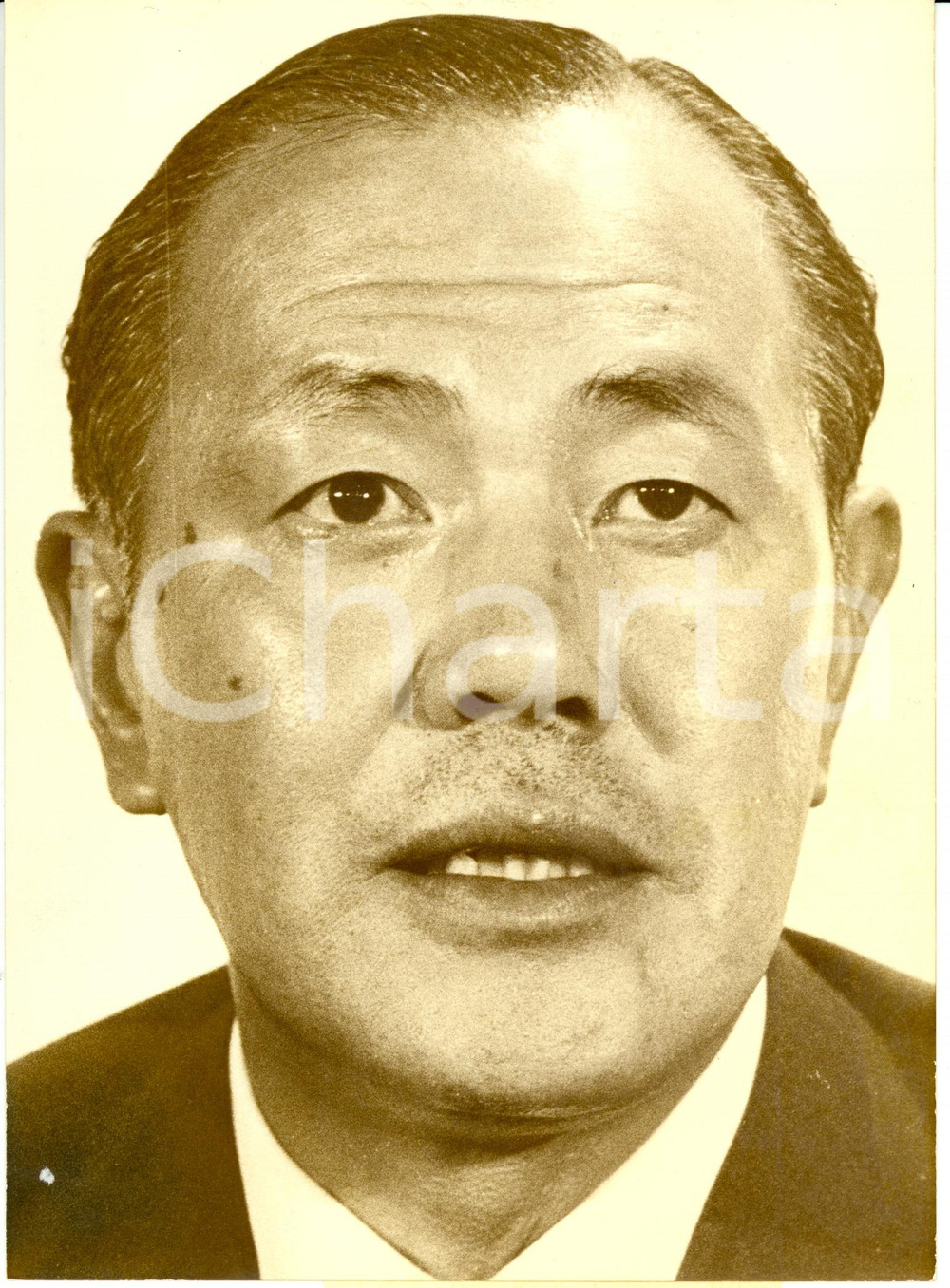 Fotografia d epoca originale 1976 JAPAN Kakuei TANAKA Primo Ministro arrestato per scandalo LOOCKHEED Foto 1