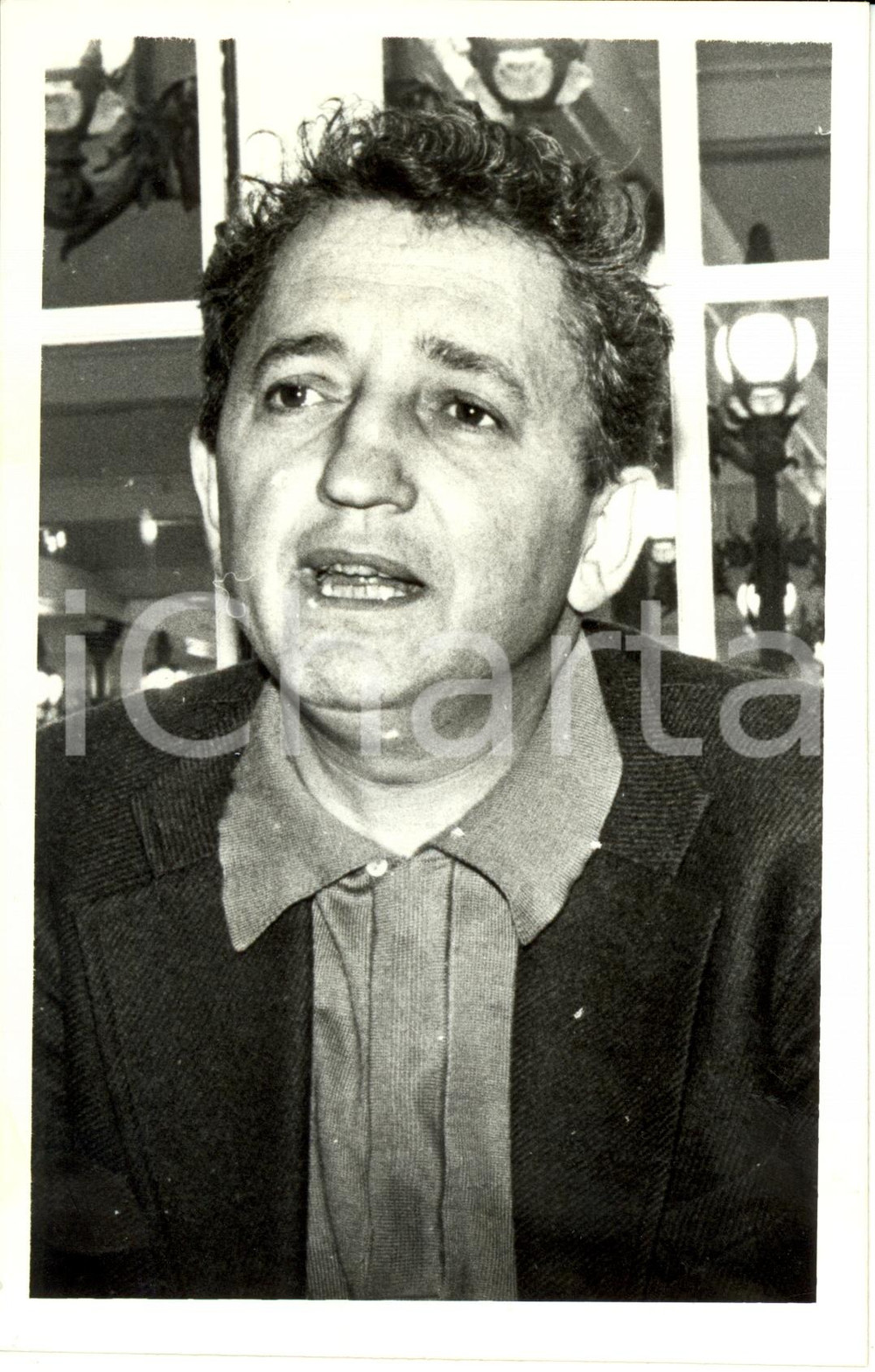 Fotografia d epoca originale 1980 ca PARIS Edmond MAIRE SÃ©crÃ©taire GÃ©nÃ©ral Syndicat CFDT Photographie 1