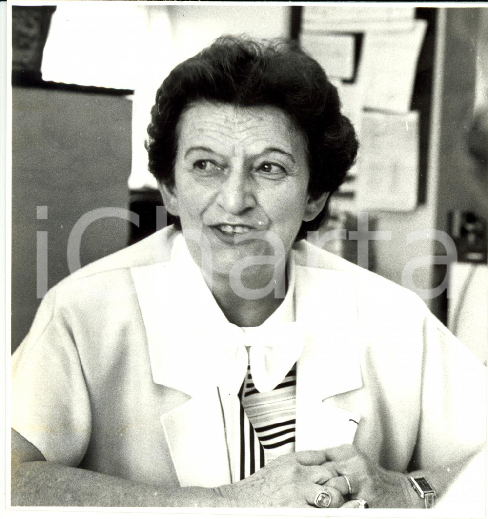 Fotografia d epoca originale 1988 ALSAZIA F Alice MOSNIER uno dei pionieri dello Sviluppo Sostenibile Foto 1