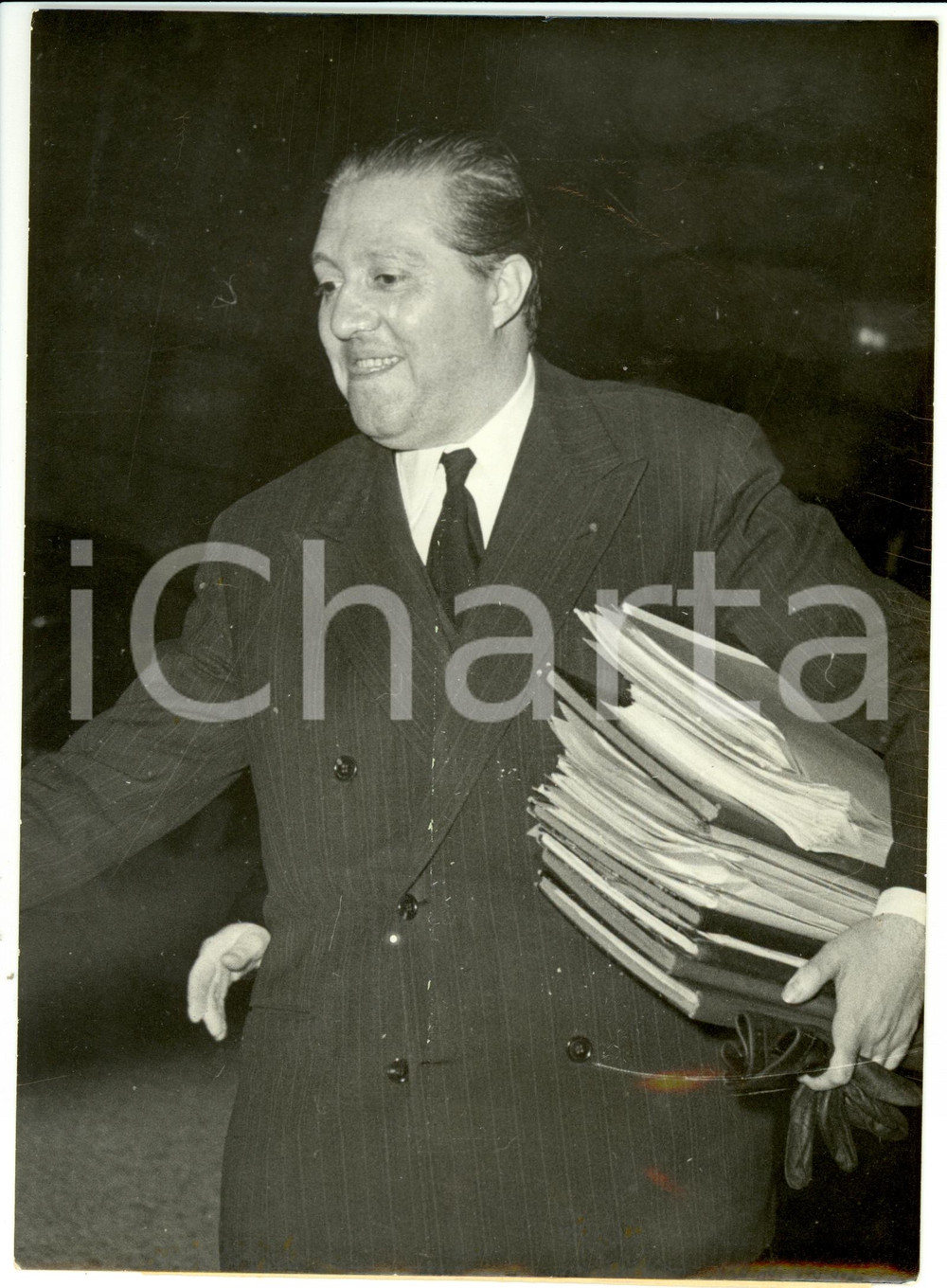 Fotografia d epoca originale 1958 PARIS AndrÃ© SEGALAT prochain PrÃ©sident SNCF Photographie 1