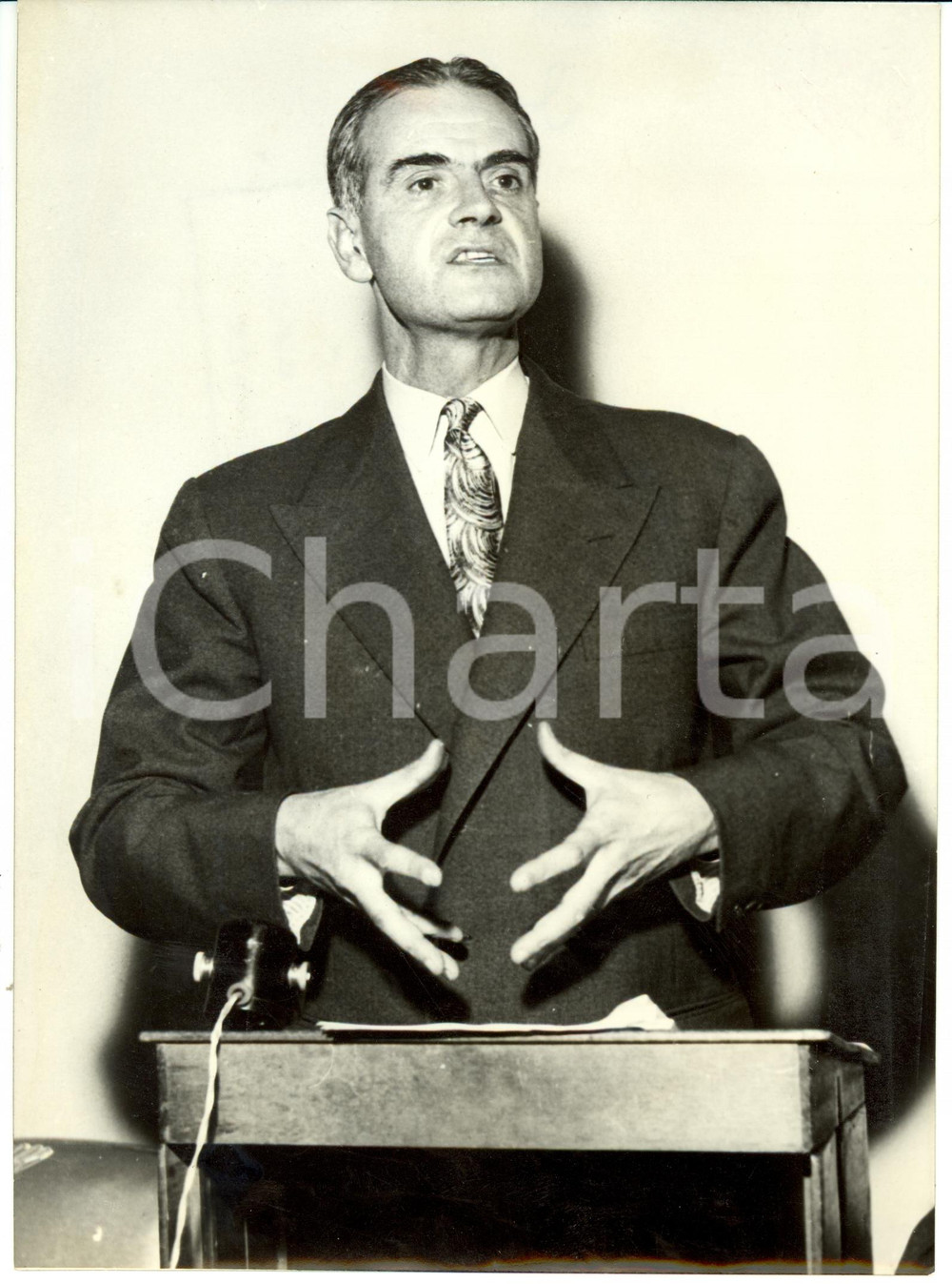 Fotografia d epoca originale 1954 PARIS LÃ©on GINGEMBRE presidente PME sindacato piccole e medie imprese Foto 1