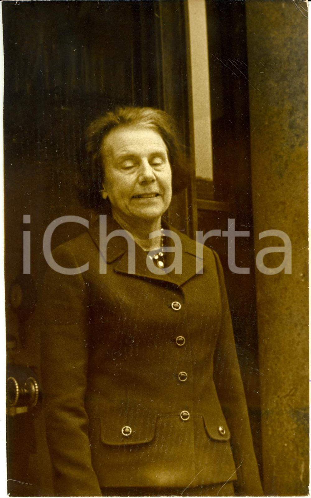 Fotografia d epoca originale 1973 PARIS ELYSEE Suzanne PLOUX SÃ©crÃ©taire d Etat Ã  l Education nationale Photo 1