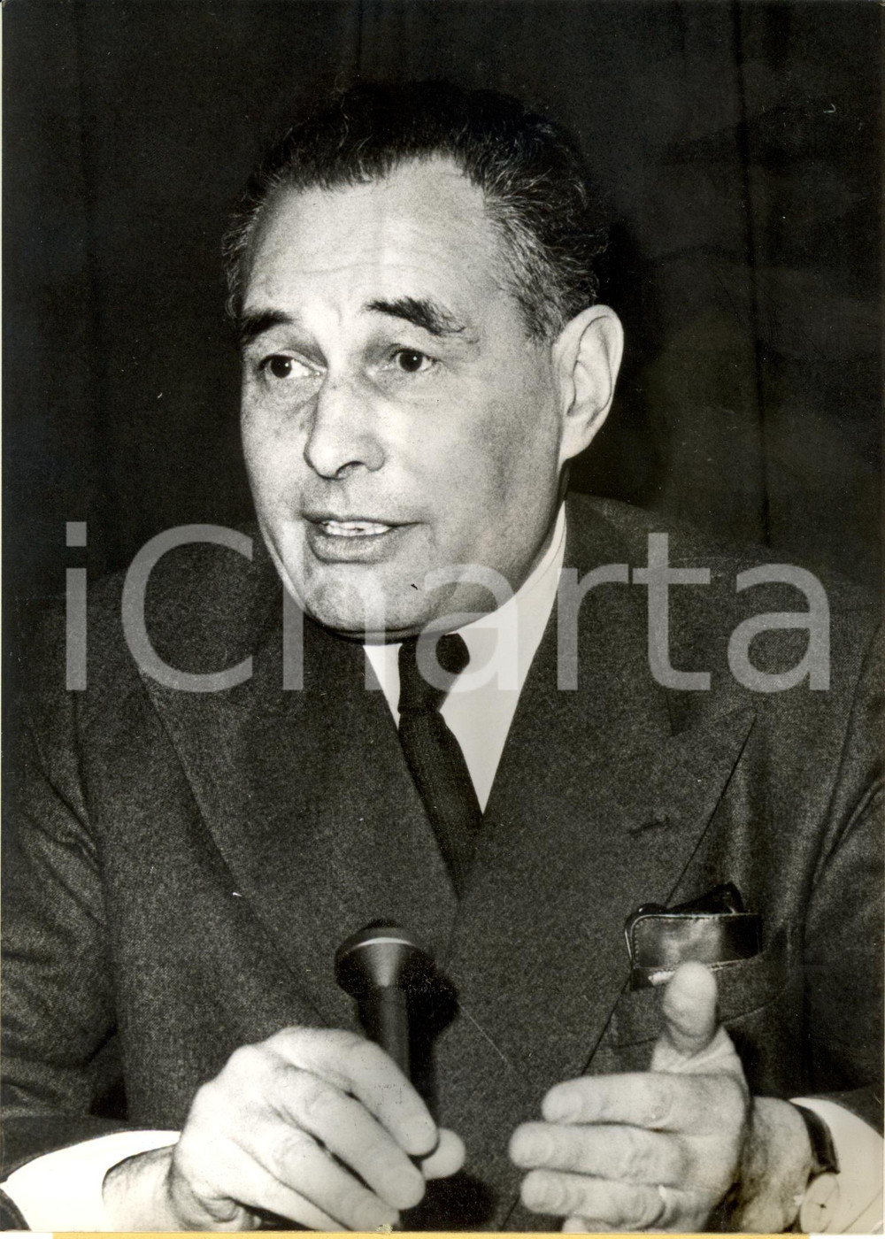 Fotografia d epoca originale 1976 PARIS Bernard VERNIERPALLIEZ nommÃ©e Directeur GÃ©nÃ©ral RENAULT Photo 1