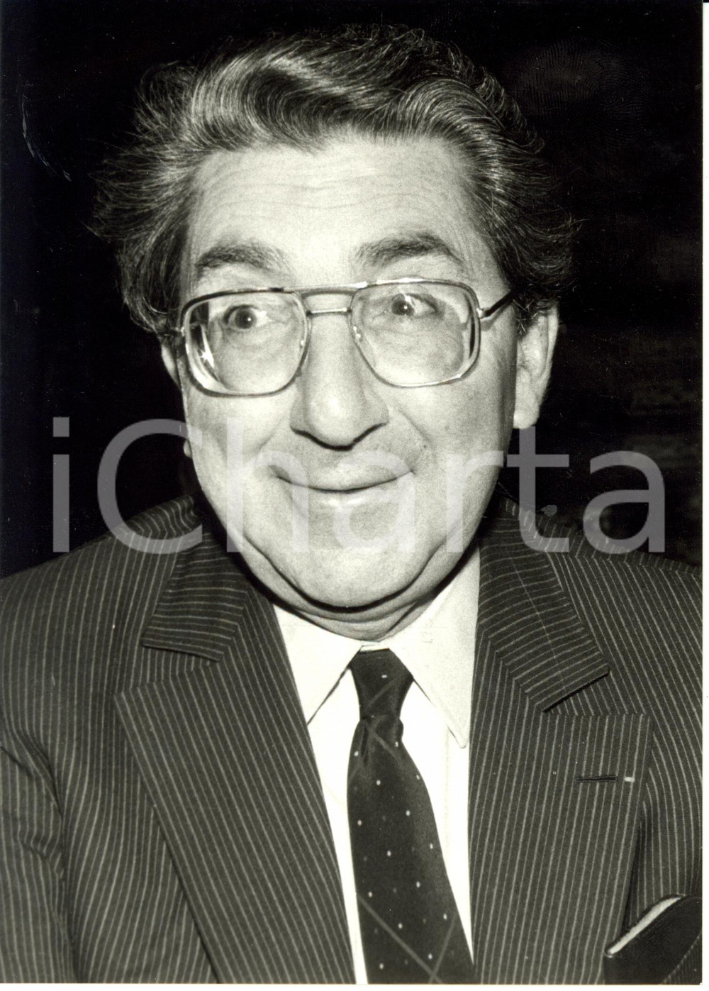 Fotografia d epoca originale 1984 PARIS Gilbert TRIGANO devient dÃ©lÃ©guÃ© du Premier Ministre pour la Formation 1