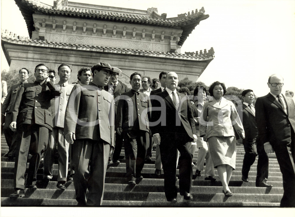 1983 NANKIN François MITTERRAND visita ufficiale CINA 10° anno Presidenza *Foto