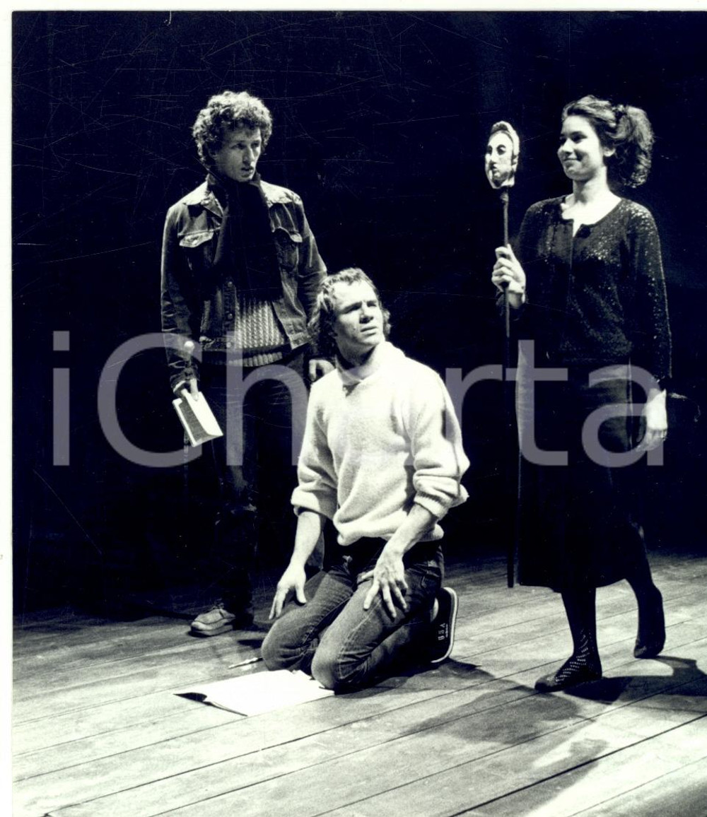 Fotografia d epoca originale 1986 COLMAR F Opera National du RHIN Marc CHAPITEAU e Aurelien RECOING Foto 1