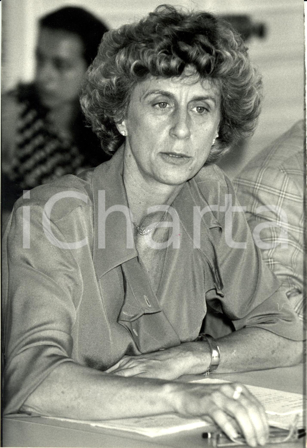 Fotografia d epoca originale 1992 FRANCIA Georgina DUFOIX lascia incarico Presidente CROCE ROSSA Fotografia 1