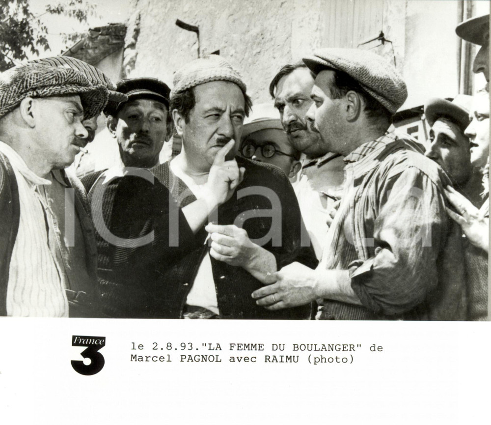 Fotografia d epoca originale 1938 FRANCIA Raimu La femme du boulanger Marcel PAGNOL Foto scena RISTAMPA 1993 1