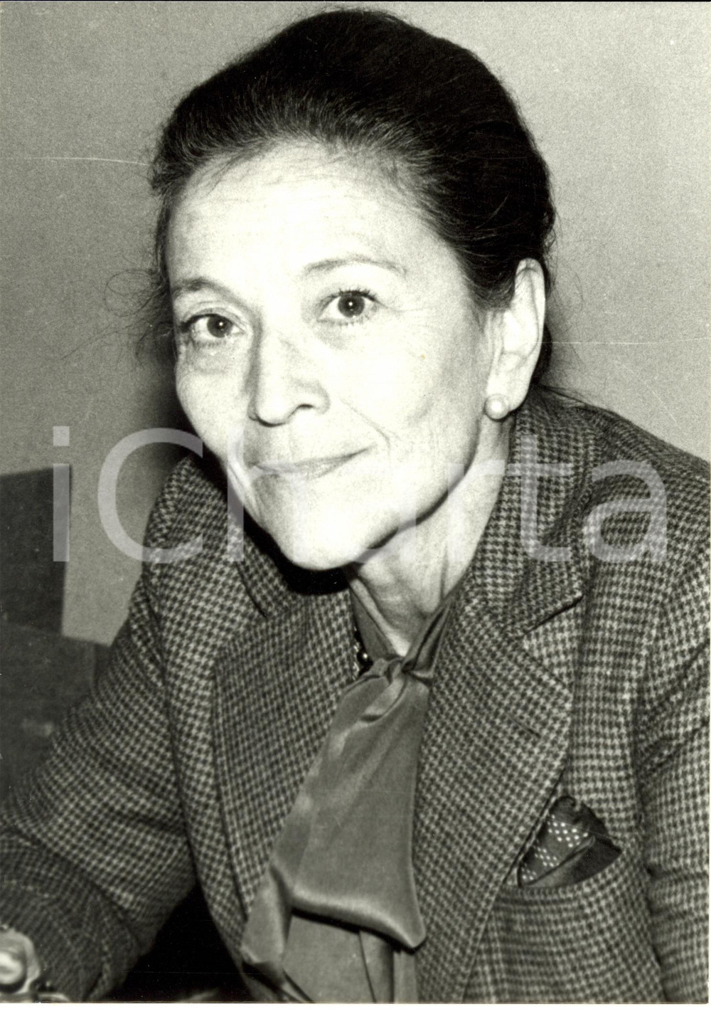 Fotografia d epoca originale 1983 FRANCIA Edmond CHERLESROUX nuovo membro AcadÃ©mie GONCOURT Fotografia 1