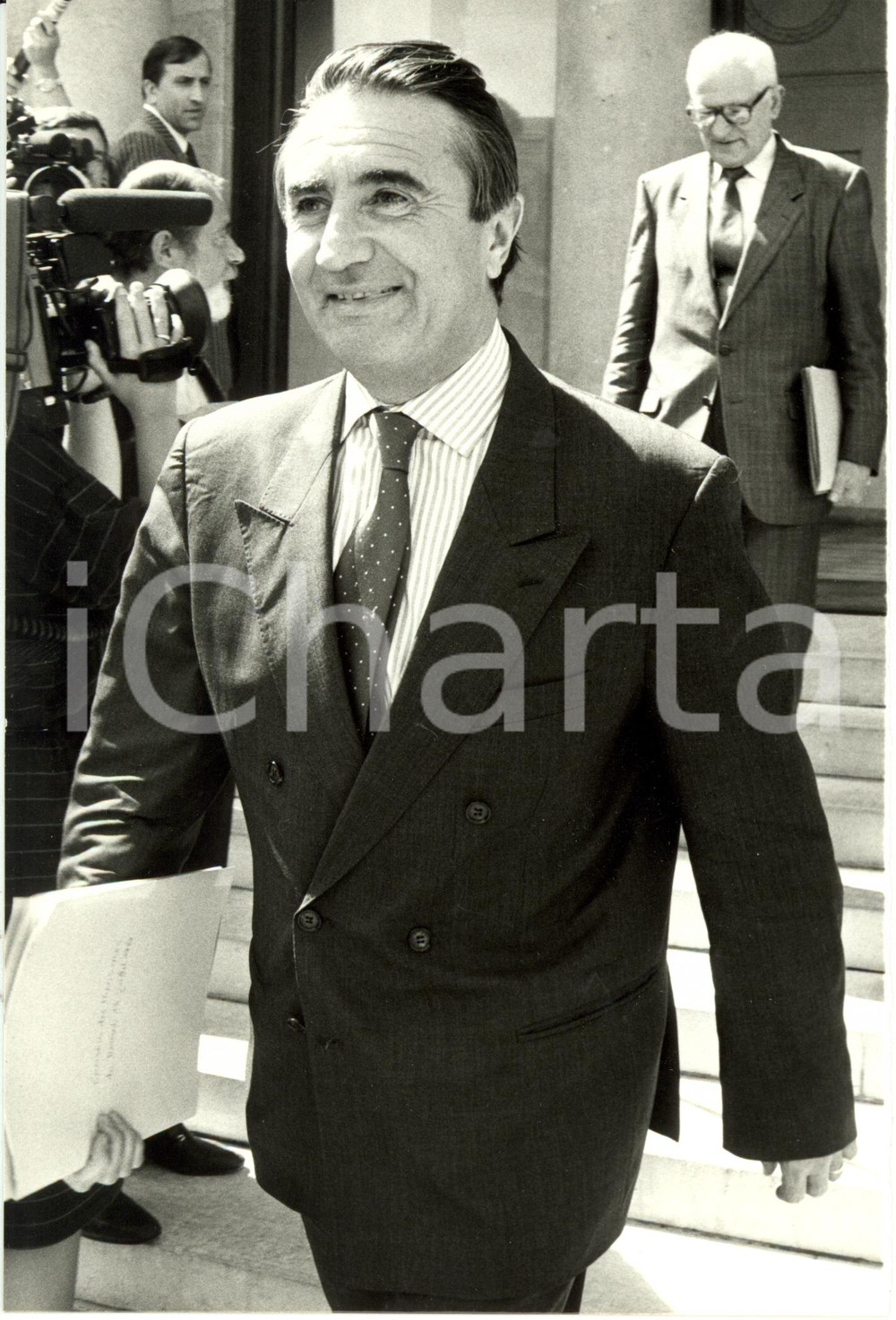 Fotografia d epoca originale 1988 PARIGI F ELISEO JeanPierre SOISSON Ministro Lavoro Fotografia 1