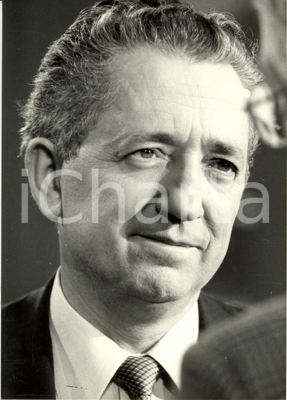 Fotografia d epoca originale 1983 FRANCIA Edmond MAIRE Segretario Sindacato Cristiano Lavoratori Fotografia 1