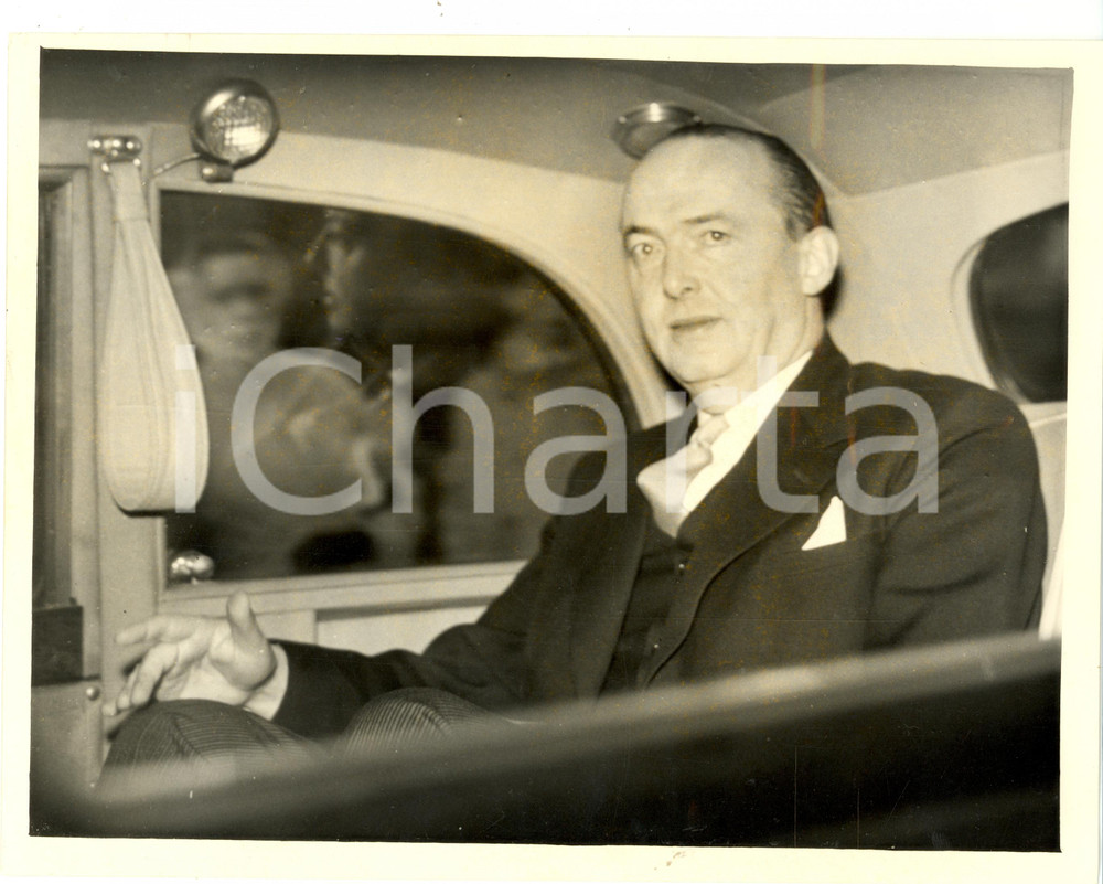 Fotografia d epoca originale 1958 LONDON UK Peter TORNEYCROFT Baron Chancellor of Exchequer resigned Photo 1