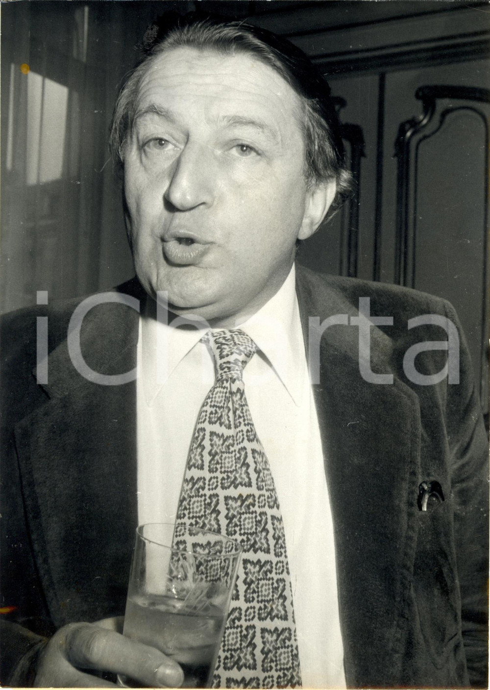 Fotografia d epoca originale 1975 PARIS F Marcel JULLIAN Ã©crivain rÃ©alisateur scÃ©nariste Photographie 1