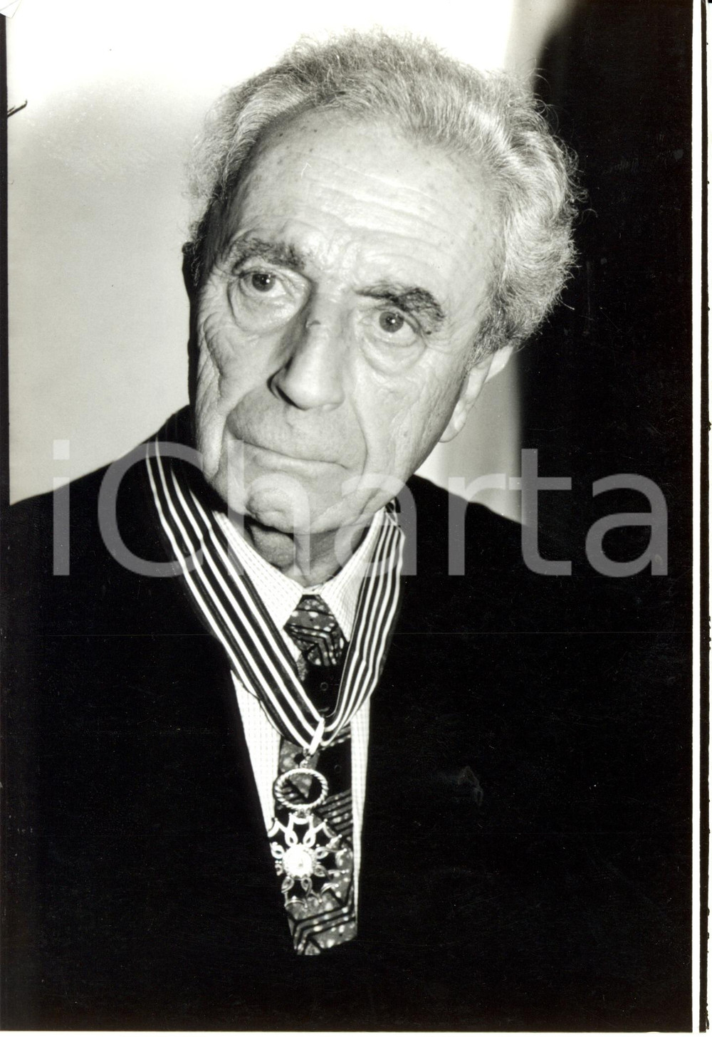 Fotografia d epoca originale 1992 PARIGI F Michelangelo ANTONIONI Cavaliere Arti e Lettere Fotografia 1