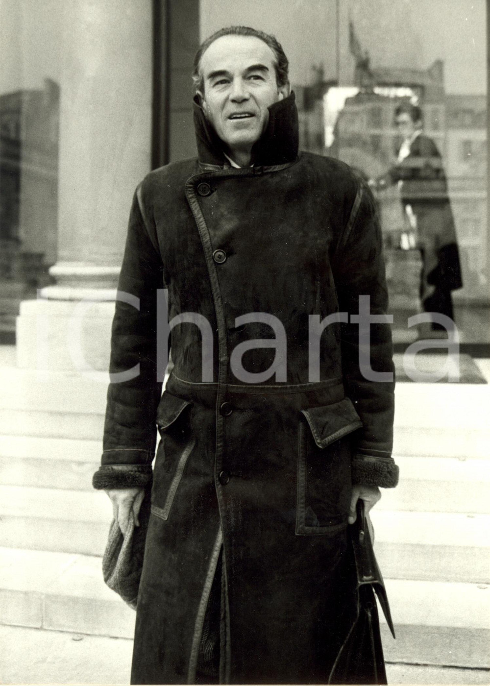 Fotografia d epoca originale 1985 PARIS F ELYSEE Robert BADINTER Garde des Sceaux Ministre Justice Photo 1
