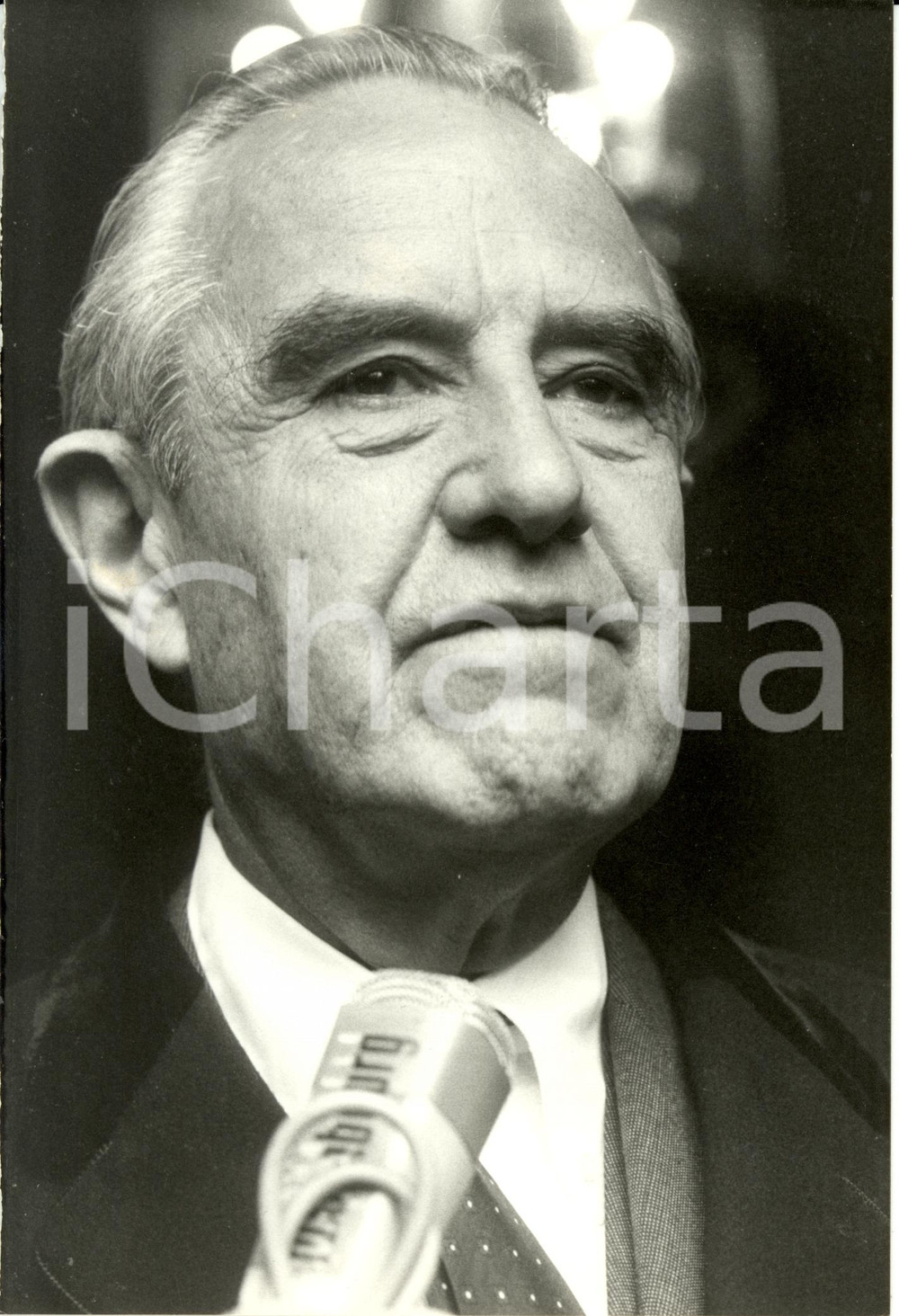 Fotografia d epoca originale 1965 ca USA William AVERELL HARRIMAN Ambasciatore Ritratto RISTAMPA 1986 1