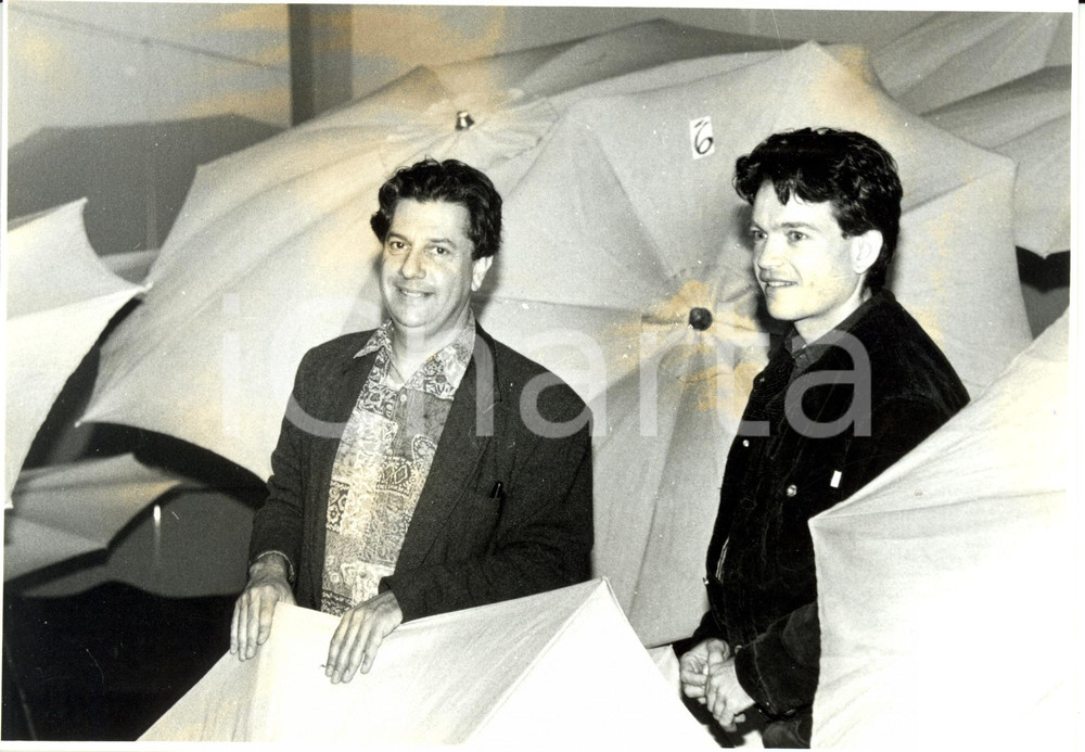 Fotografia d epoca originale 1996 STRASBURGO F JeanClaude BERUTTI e Christophe ROUSSET Opera du RHIN Foto 1