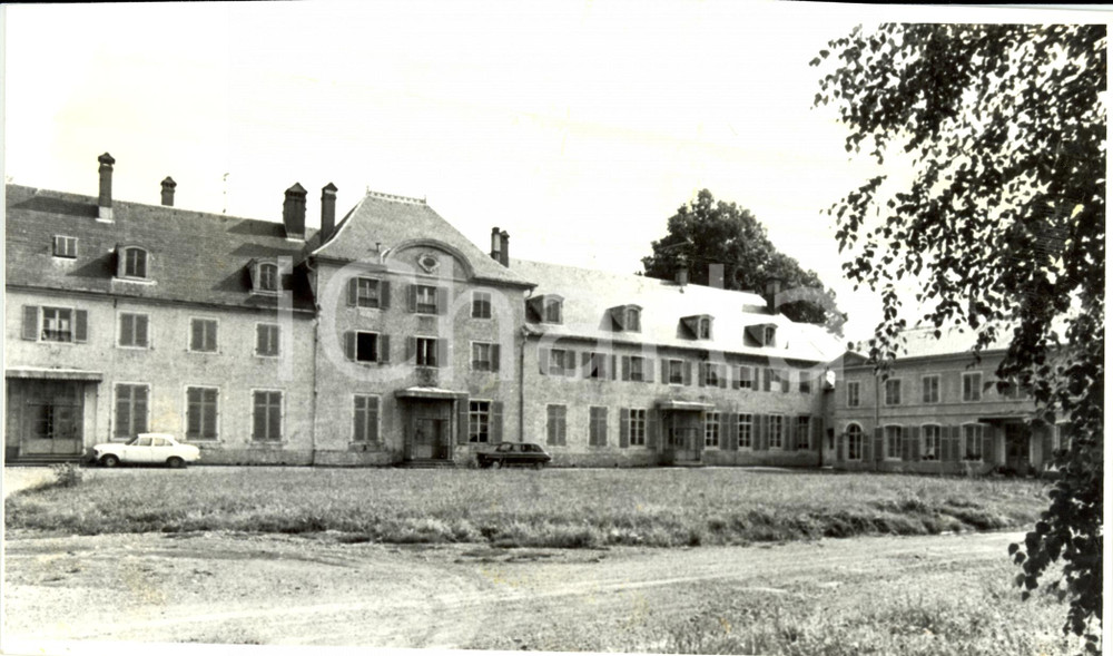 Fotografia d epoca originale 1985 HUSSERENWESSERLING F Il castello all interno del celebre parco Foto 1