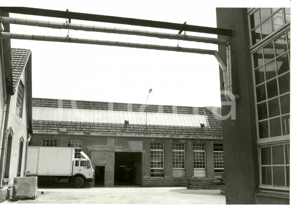 Fotografia d epoca originale 1986 HUSSERENWESSERLING F BOUSSACSAINT FRERES Fabbrica tessile Fotografia 1
