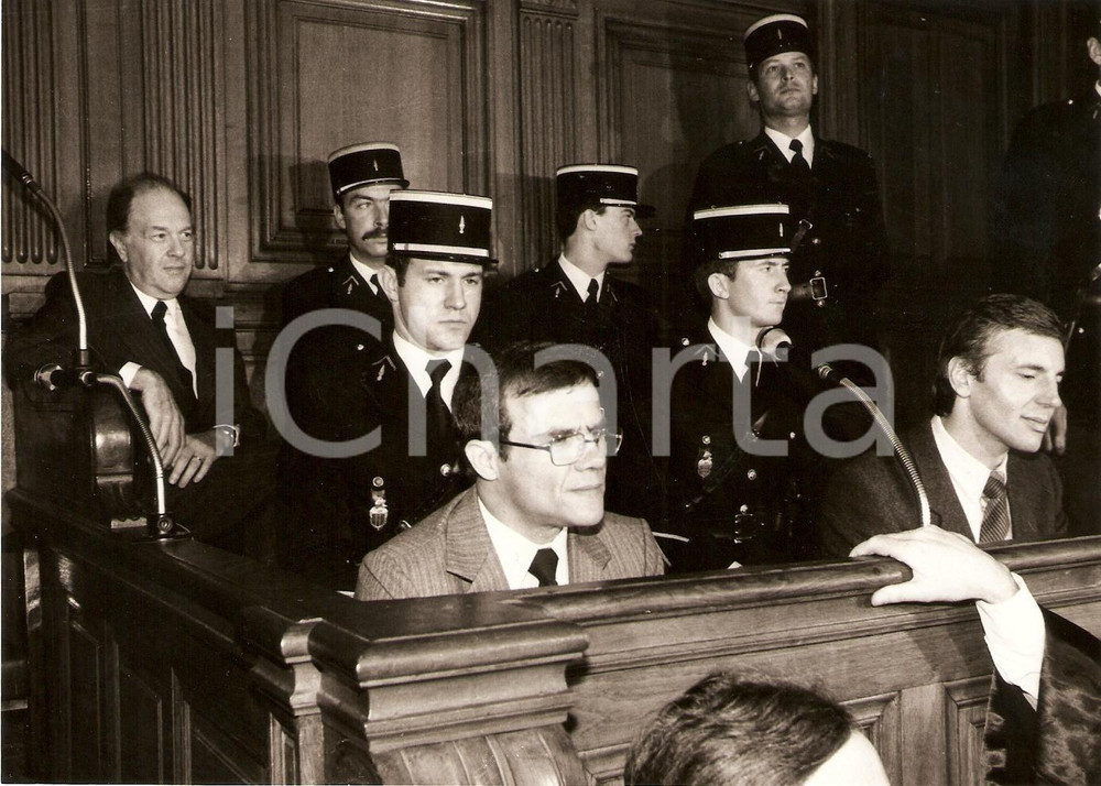 1981 PARIS Procés DE BROGLIE Pierre DE VARGA Georges FRECHE Serge TESSEDRE Photo
