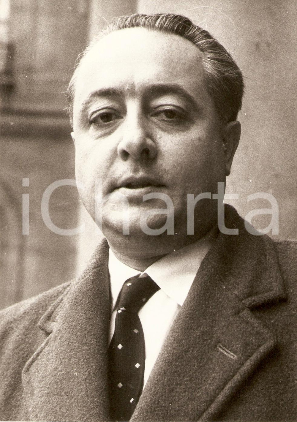 Fotografia d epoca originale 1980 PARIS Prince Jean DE BROGLIE assassinÃ© Portrait Photo 1